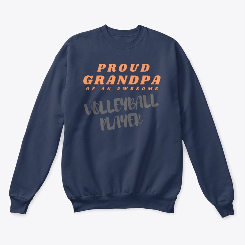 Proud Volleyball Grandpa