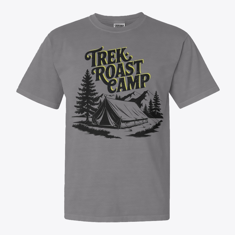 Vintage Camp Adventure T-Shirt Design.