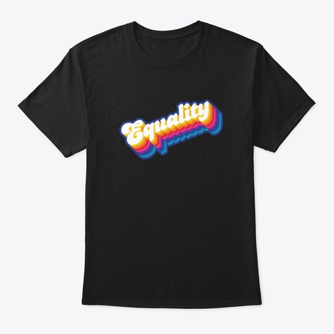 Equality Gizf5 Black T-Shirt Front