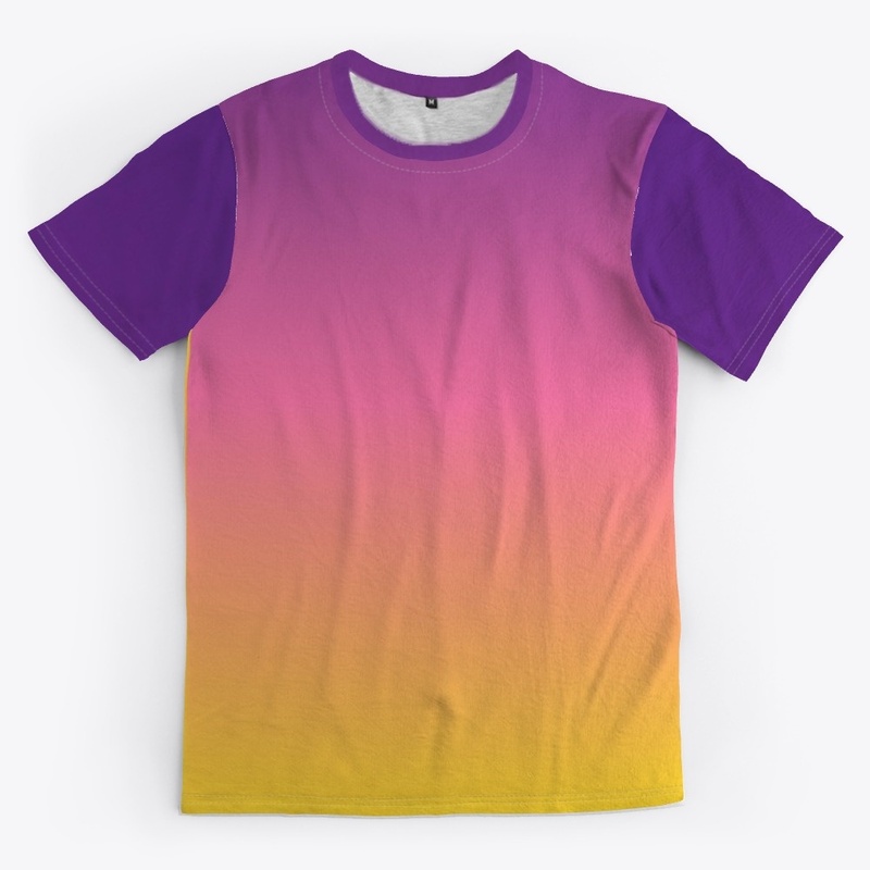 Gradient T shirt, Gradient Color T Shirt