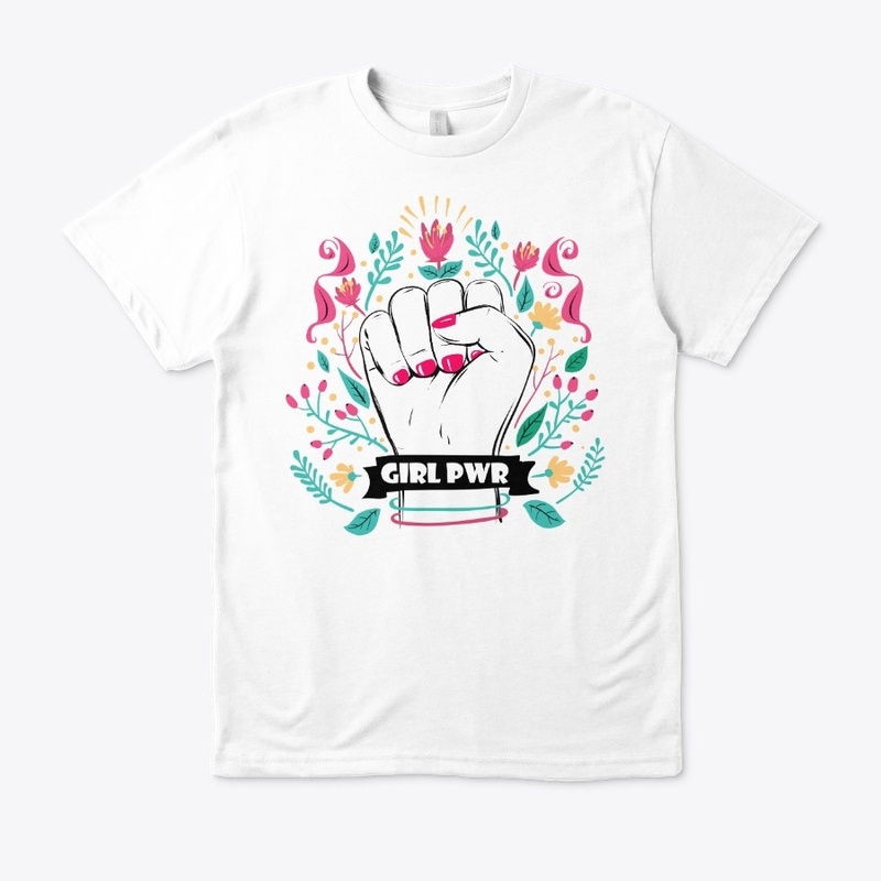 Feminism Girls Power T-shirt Designs 