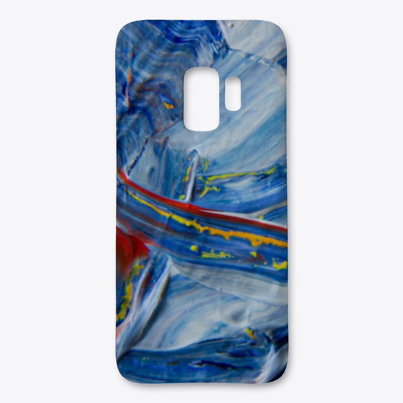 Abstract Paint Brush Stroke Design