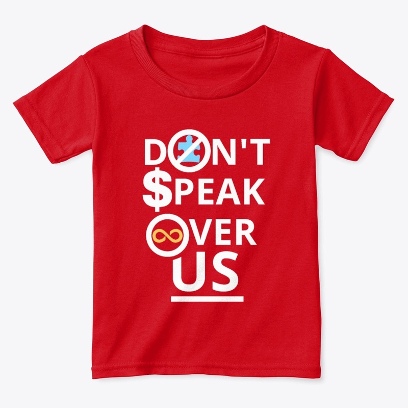 Don't Speak Over Us (white text)