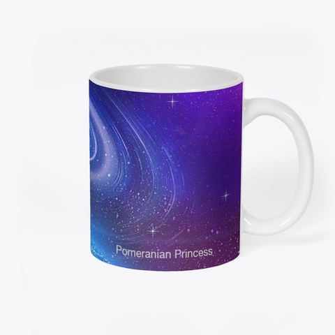 Snowdrop Galaxy Mug White T-Shirt Back