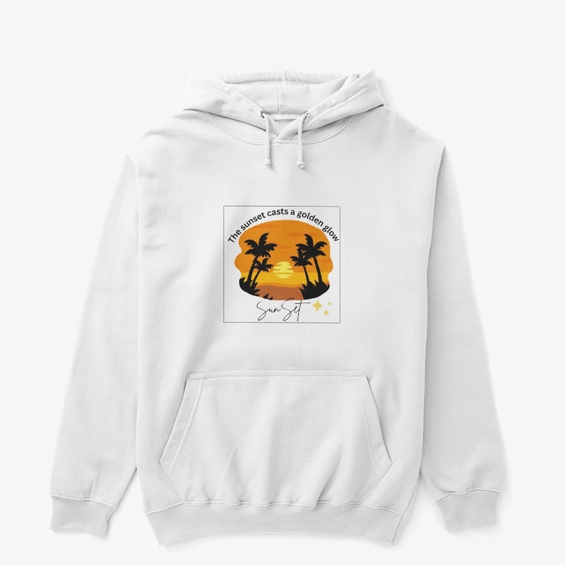 Unisex clothes sunset design