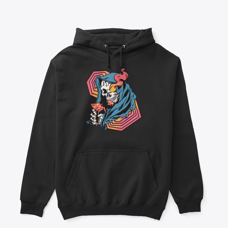 Inferno Skull Hoodie