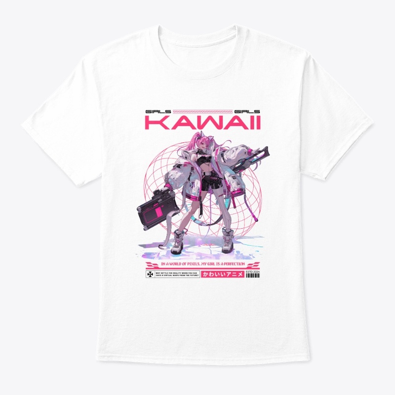 Kawaii Japan Anime Girl Y2K Futuristic