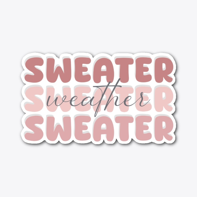 Sweater Weather Pink Cozy Fall