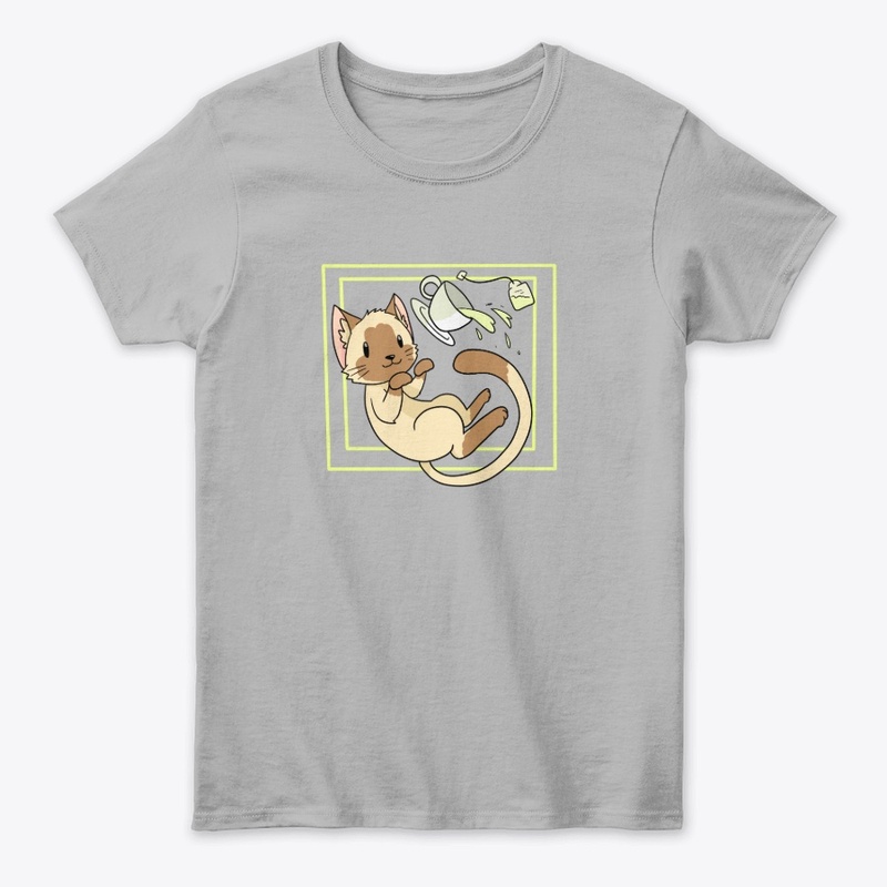Tea Spilling Kitten