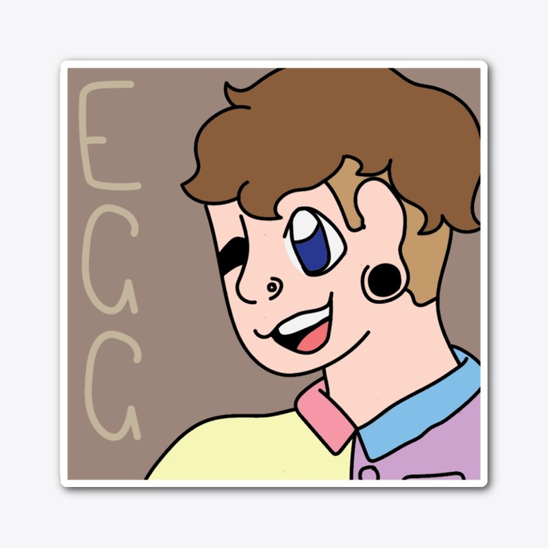 Egg sticker