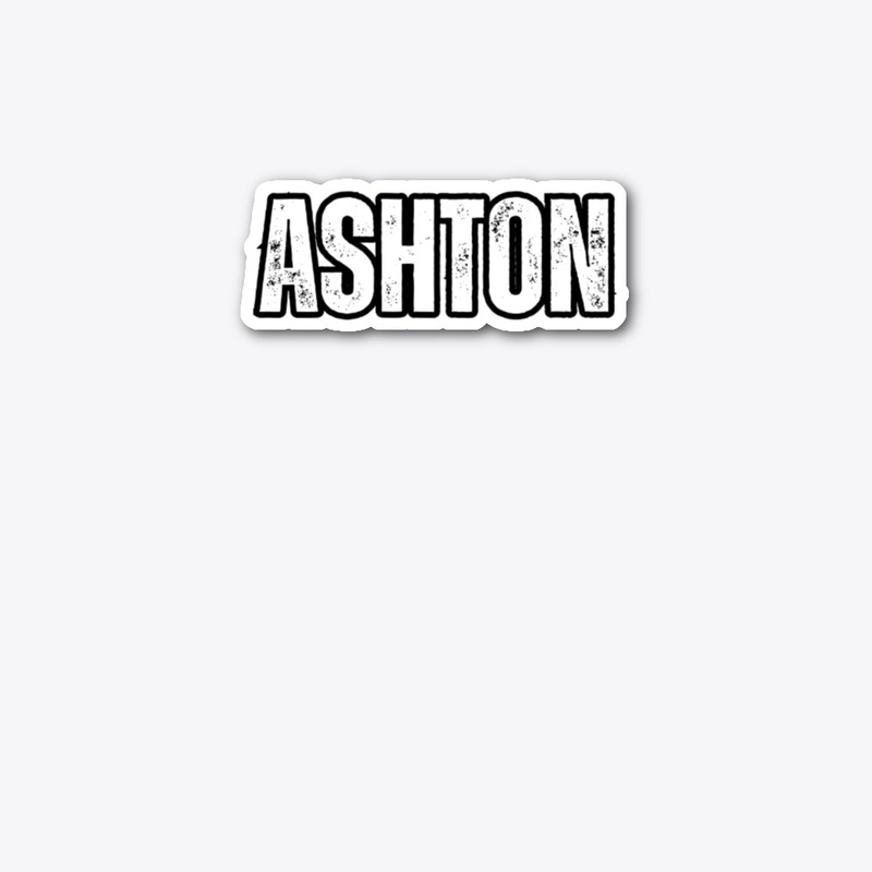 Personalized Name "Ashton" Vintage