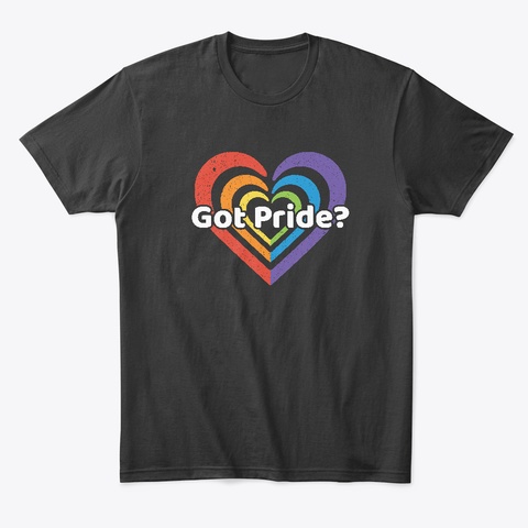 Got Pride? Black T-Shirt Front