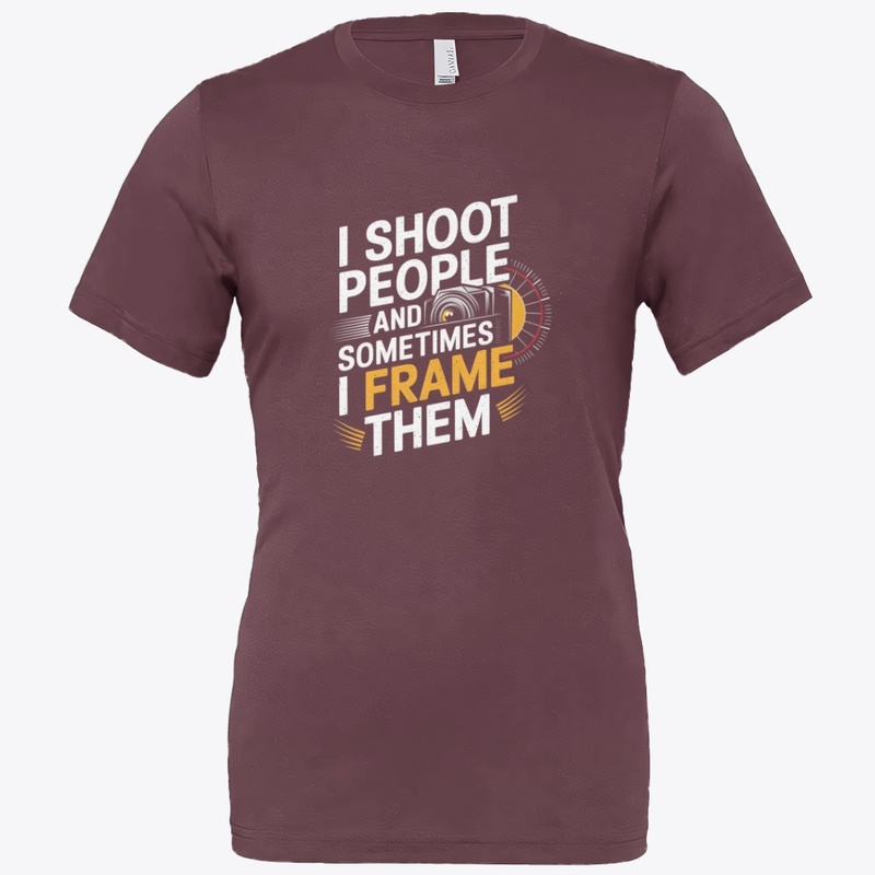 Shoot and frame people