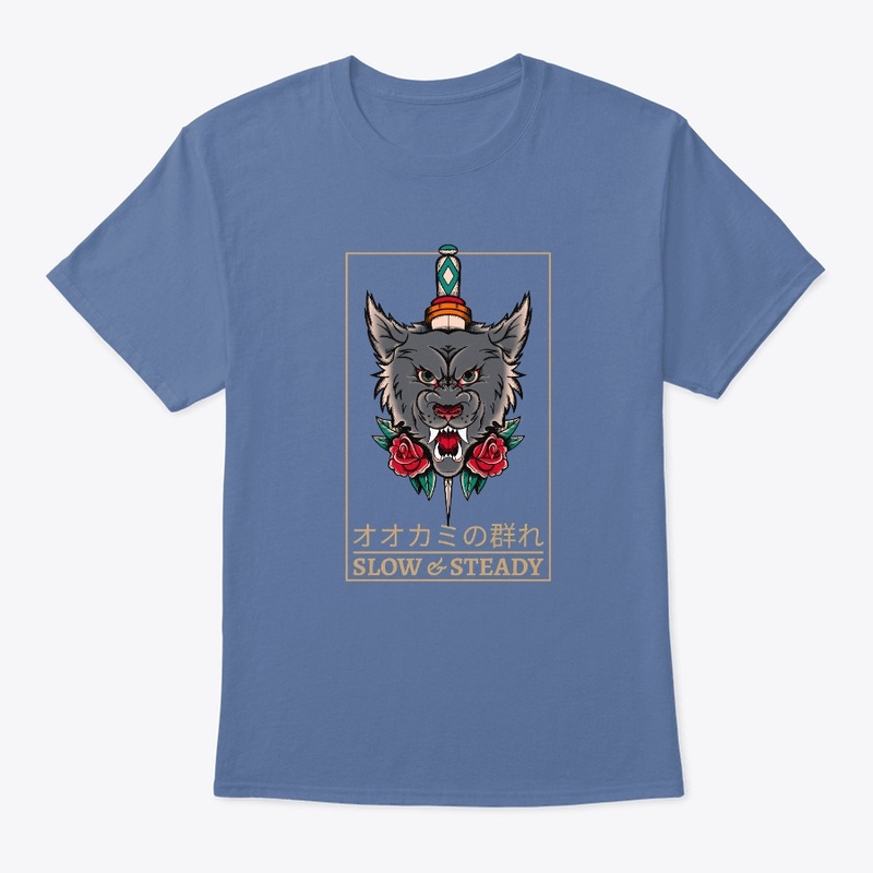Old-school Tattoo T-shirt - Wolf