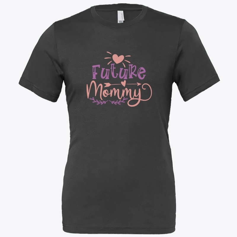 Future Mommy Funny Graphic T-Shirt