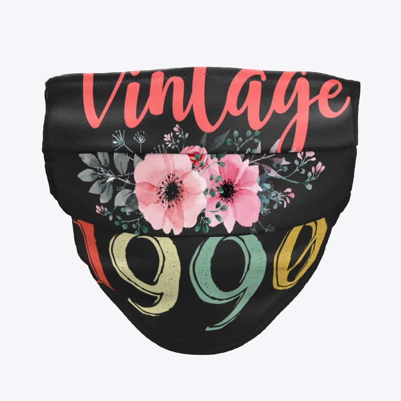 Vintage 1990 Floral 30th Birthday Gift