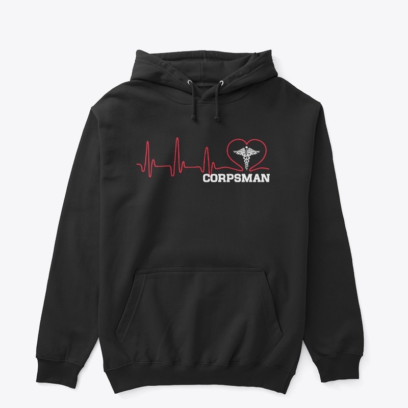 Corpsman's Heartbeat Hoodie