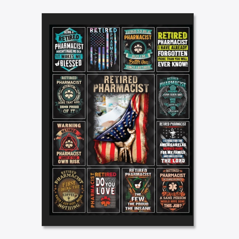 Awesome Retired Pharmacist Collage 