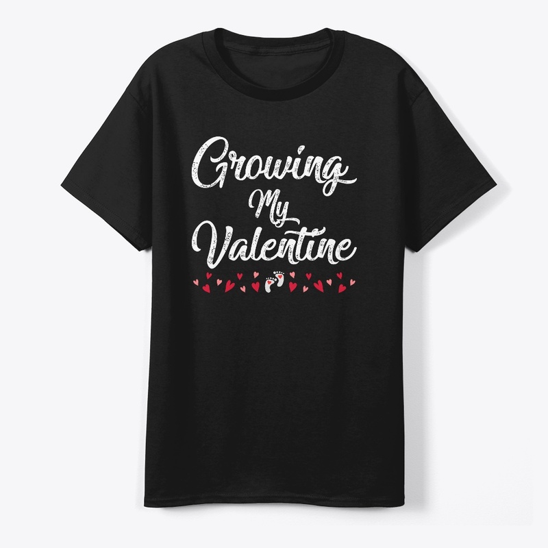 Adorable Valentine's Day Pregnancy Tee