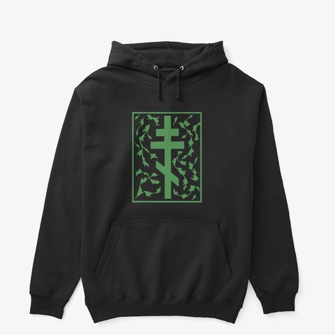 Orthodox Motif Black Camiseta Front