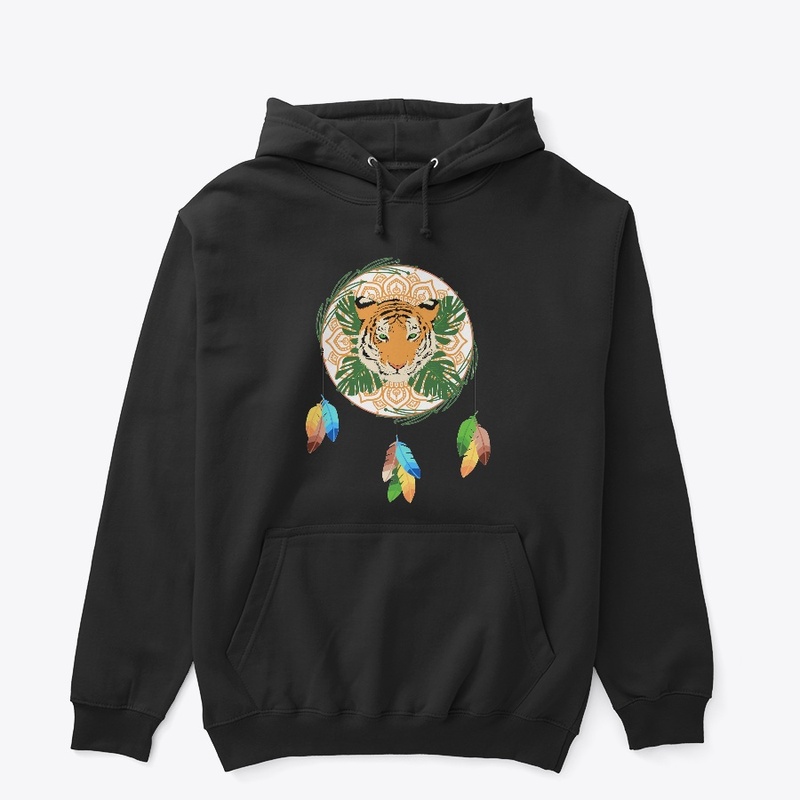 Tiger in a dreamcatcher