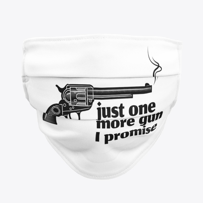 Just one more gun revolver mask