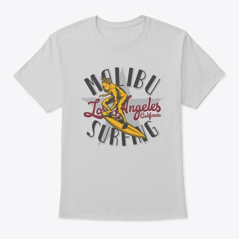 Malibu los Angeles Surfing t-shirt