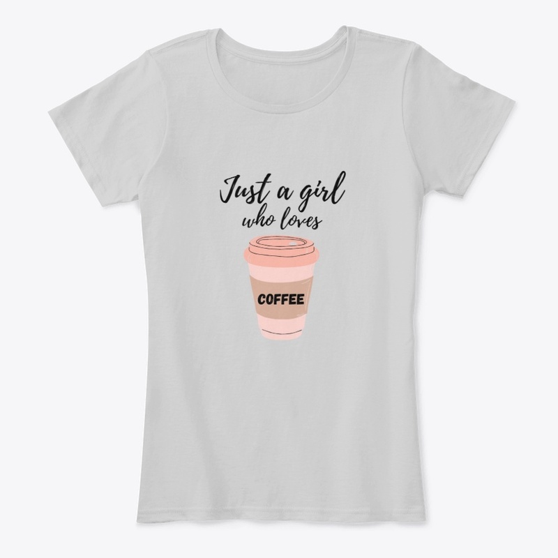 Coffee lover girls T-shirt.