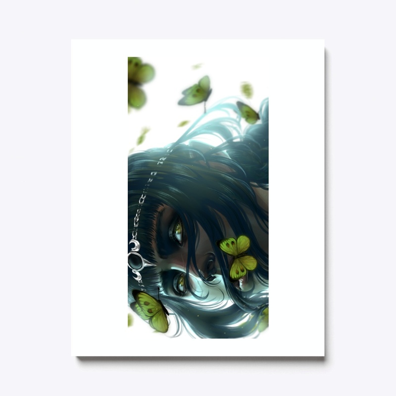 Green butterflies