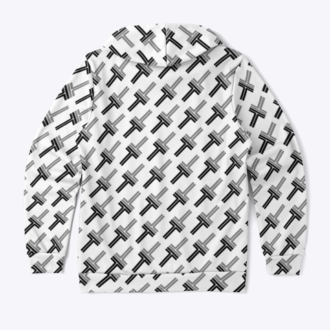 Tilted Drip Hoodie (Tim Version) White Camiseta Back
