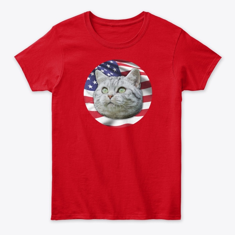 Patriotic Cat Logo