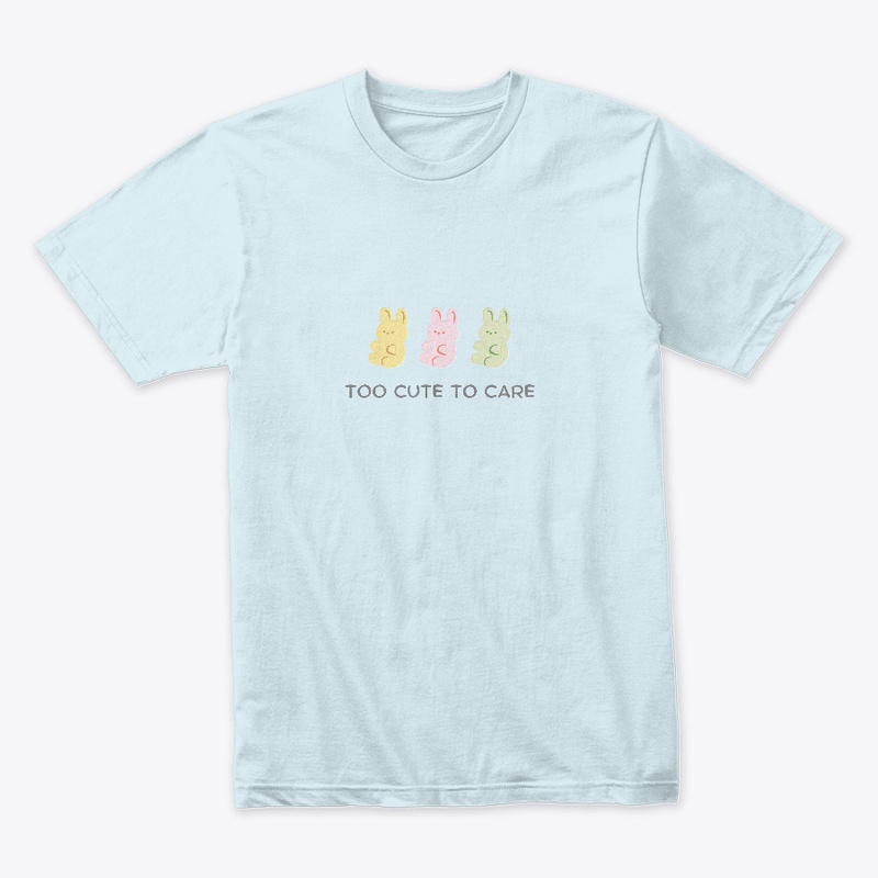 Too Cute to Care Tee 💅💖