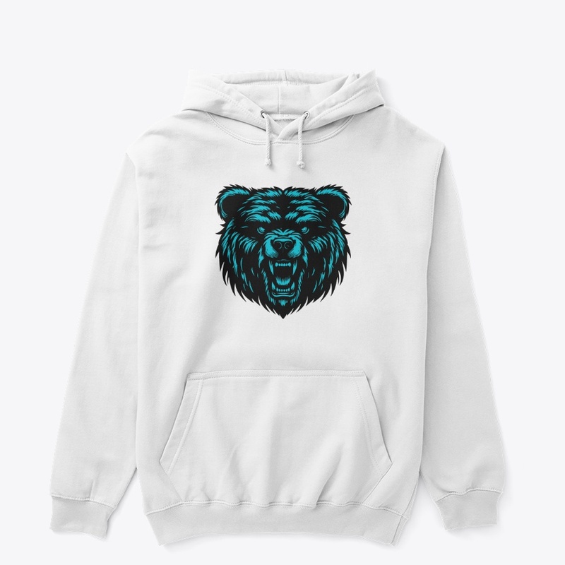 Powerful Angry Bear Artwork