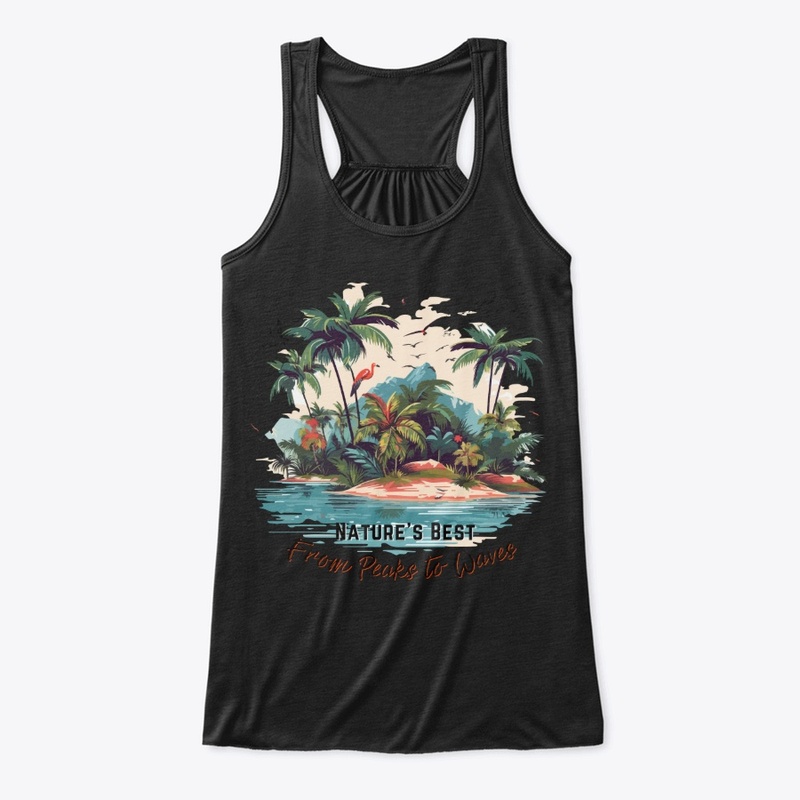 Summer Time Vibes Graphic T-shirt Black