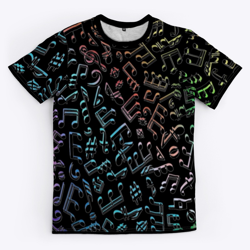 MUSIC NOTATION RAINBOW