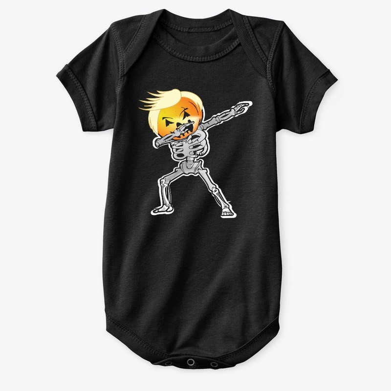 Dabbing Trumpkin Halloween costume tee
