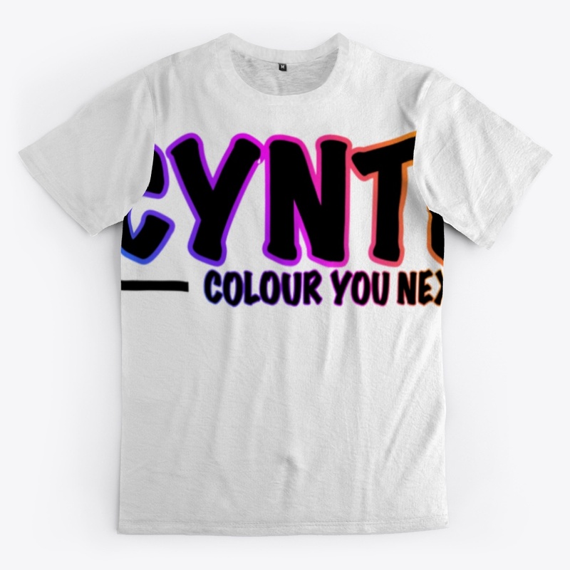 COLOURFUL FCKOFF DESIGN W/BLACK LETTERS