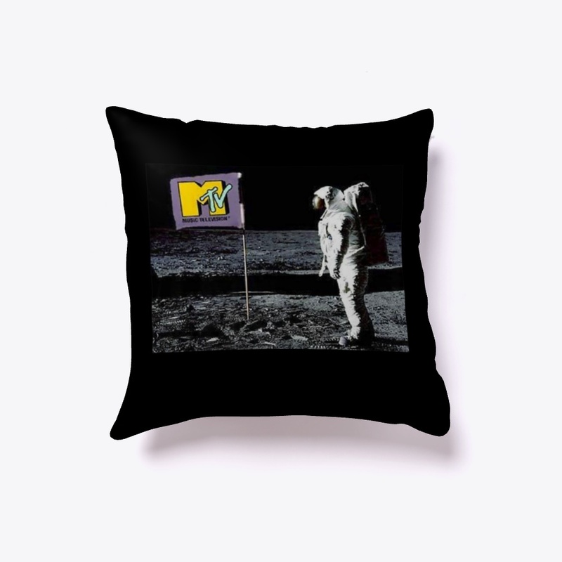 Music Flag On Moon 