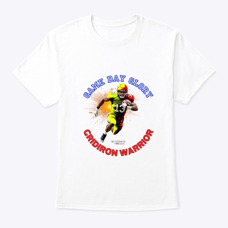 GRIDIRON WARRIOR Yellow & Red print