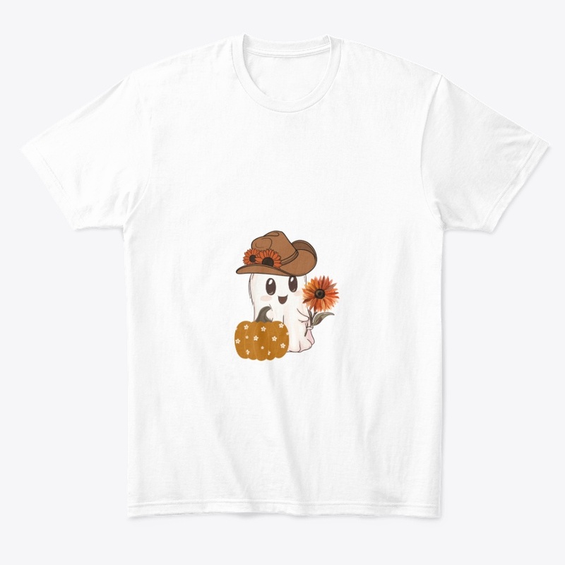  Cute Ghost in Cowboy Hat