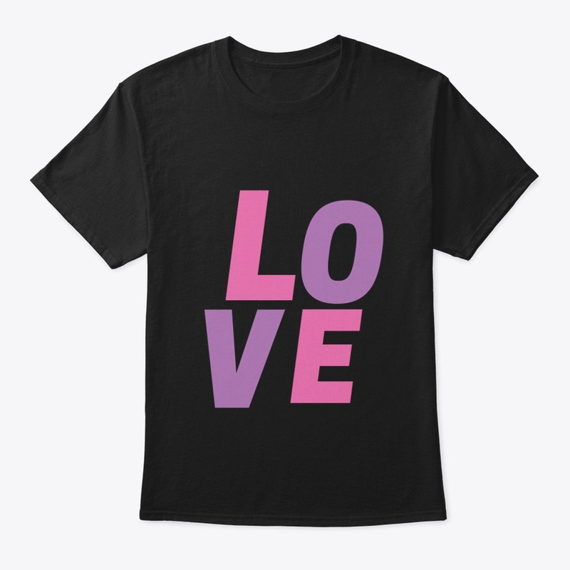 The T-shirt design of love