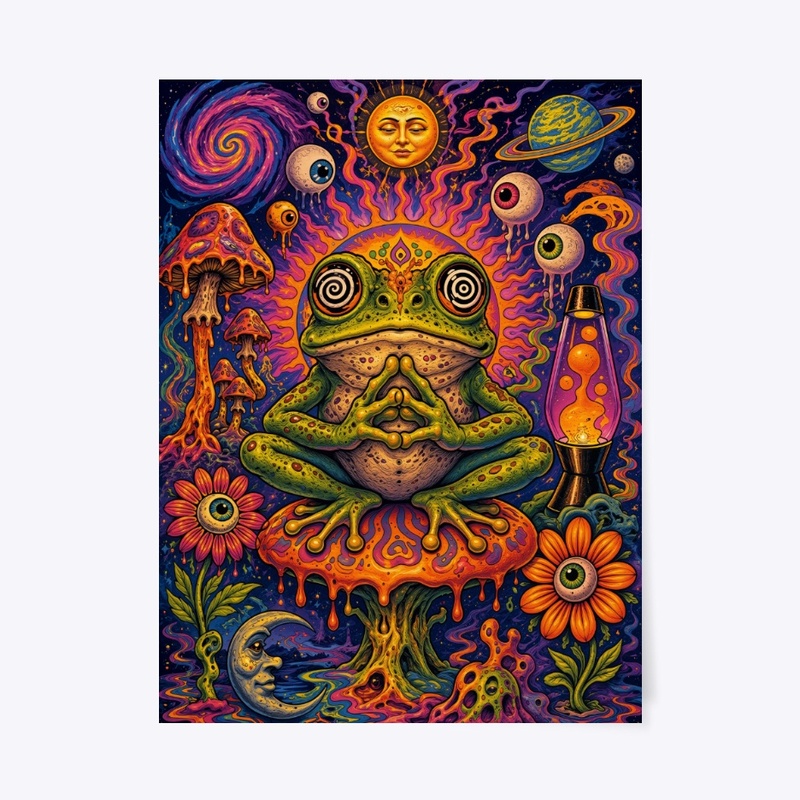 Psychedelic Frog Vision