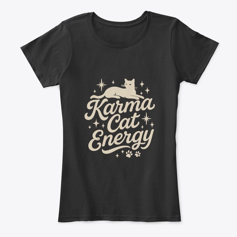 Karma Cute Cat Energy T-shirt