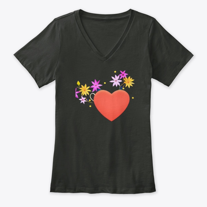 Heart With Flowers