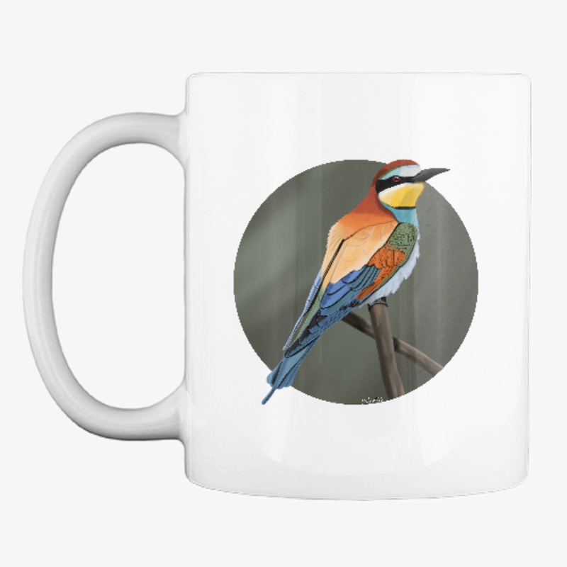 jz.birds Bee-Eater Bird Illustration