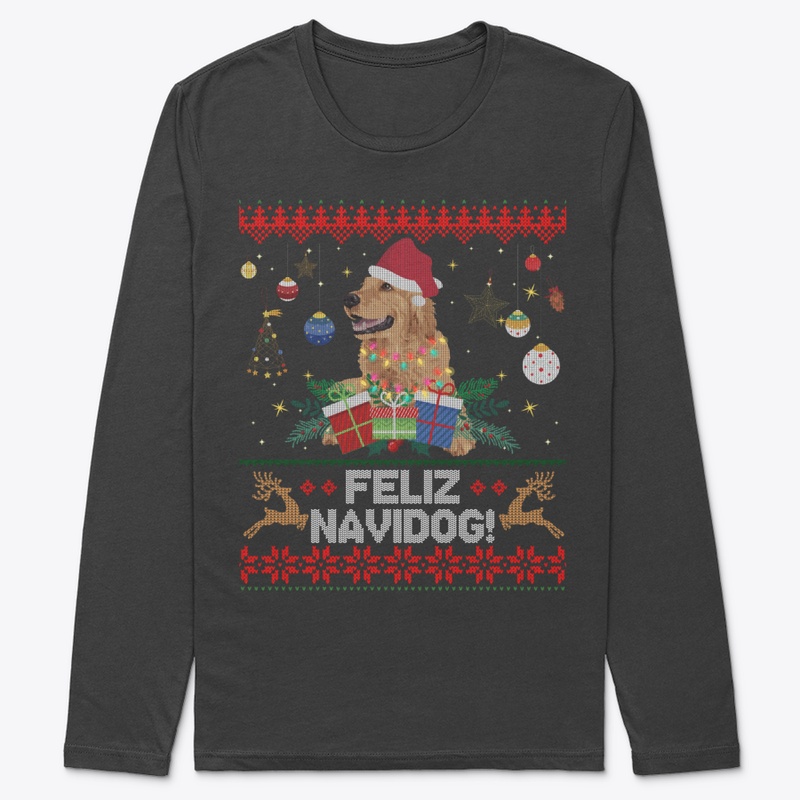 FELIZ NAVIDOG GERMAN SHEPHERD DOG UGLY C