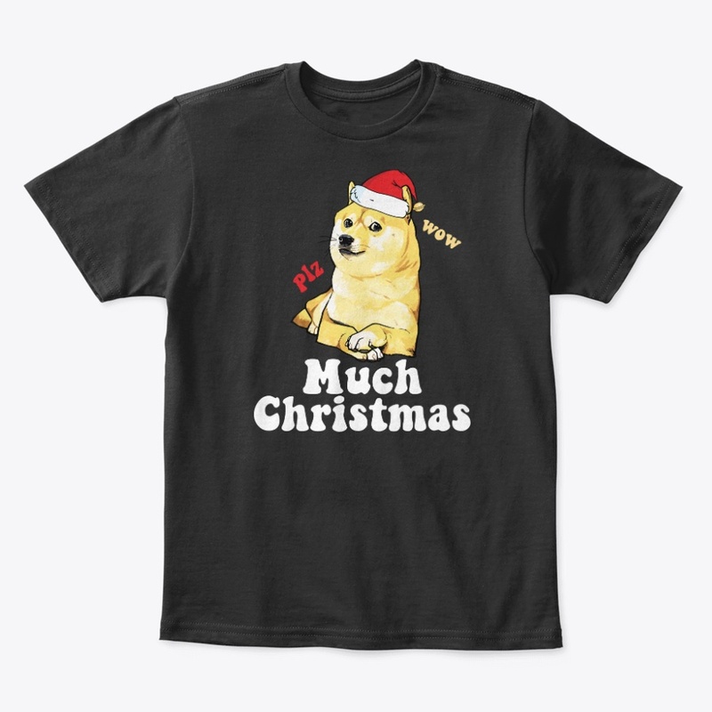 Much Christmas - Doge Meme Slim Fit 