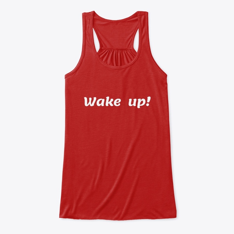 Wake -up classic t- shirt design