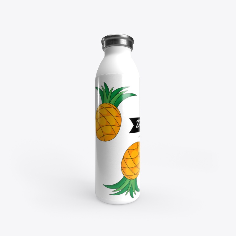 Stainless Steel Pineapple Water Bottle