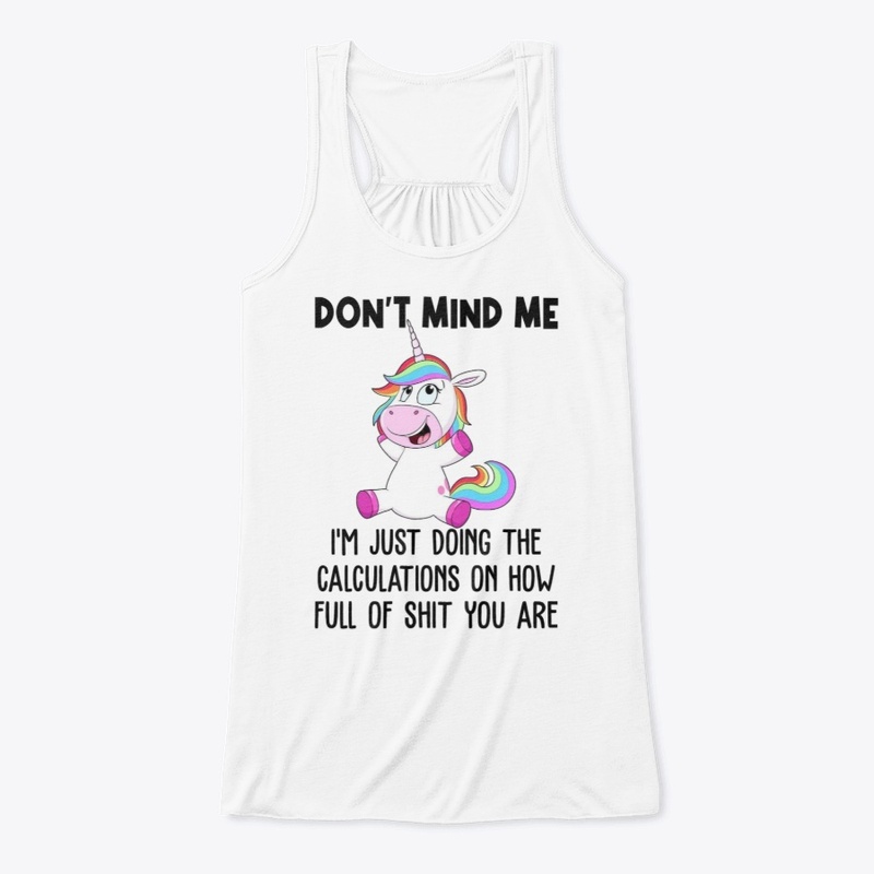 Unicorn Don't Mind Me Funny T-Shirt